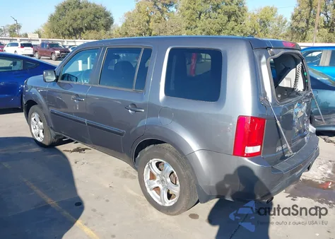 2012 Honda Pilot Ex-L z USA, uszkodzony, nr VIN 5FNYF4H57CB061425